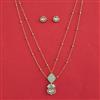 Kundan Classic Pendant Set With Carat Plating