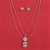 Kundan Classic Pendant Set With Carat Plating