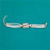 Kundan Adjustable Bracelet with Carat Plating