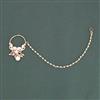 Kundan Classic Nose Ring with Mehndi Plating Carat Plating