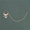 Kundan Classic Nose Ring with Mehndi Plating Carat Plating
