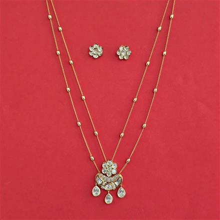 Kundan Classic Pendant Set with Carat Plating