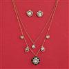 Kundan Classic Pendant Set with Carat Plating