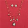 Kundan Classic Pendant Set with Carat Plating