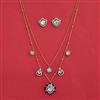 Kundan Classic Pendant Set with Carat Plating