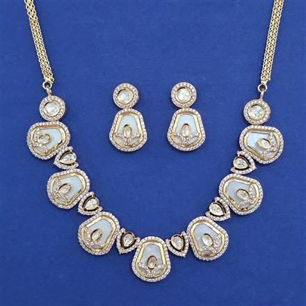 Kundan Classic Necklace with Carat Plating