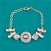 Kundan Adjustable Bracelet with Carat Plating