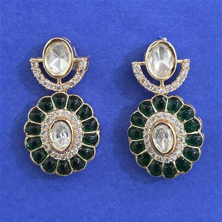 Kundan Classic Earring with Carat Plating