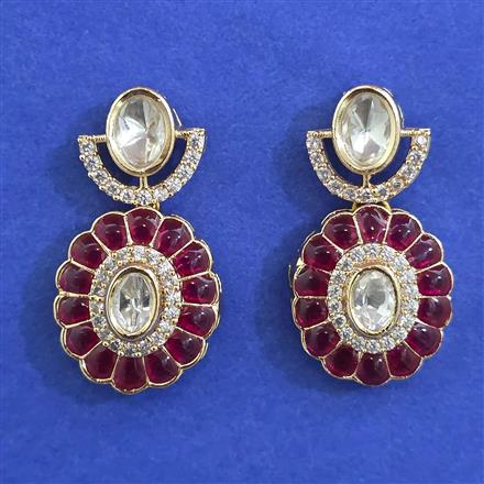 Kundan Classic Earring with Carat Plating