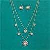Kundan Classic Necklace with Carat Plating