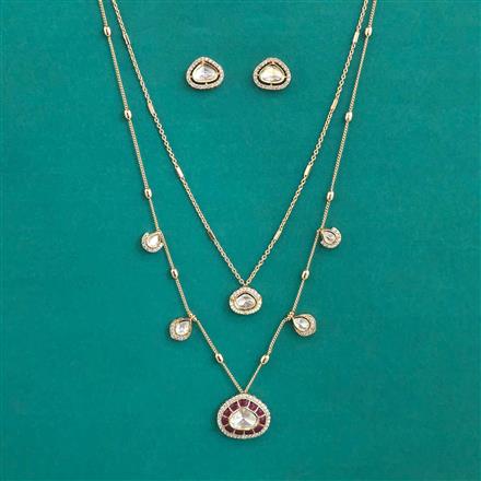 Kundan Classic Necklace with Carat Plating