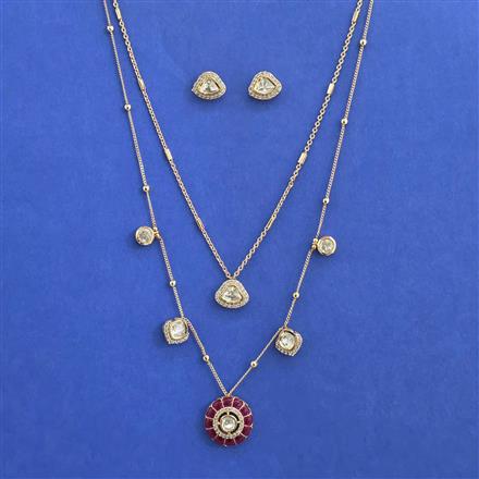 Kundan Classic Necklace with Carat Plating