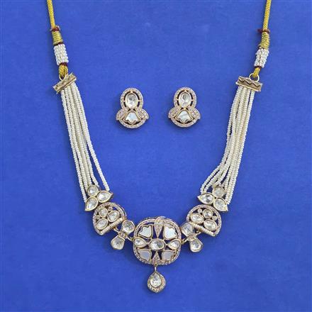 Kundan Classic Necklace with Carat Plating
