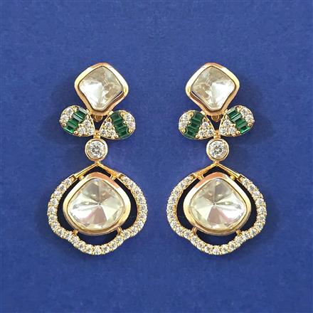 Kundan Classic Earring with Carat Plating