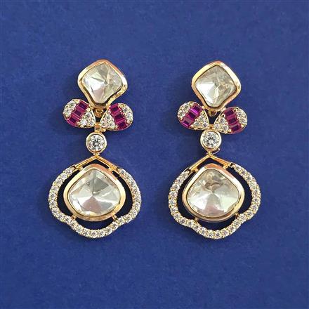 Kundan Classic Earring with Carat Plating