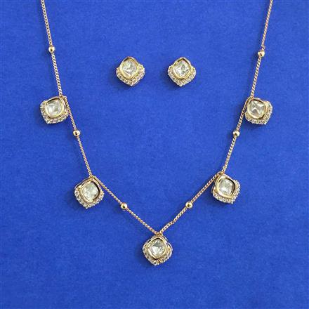 Kundan Classic Necklace with Carat Plating