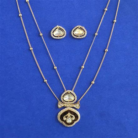 Kundan Classic Pendant Set with Carat Plating