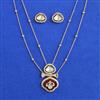 Kundan Classic Pendant Set with Carat Plating