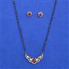 Kundan Classic Mangalsutra with Mehndi Plating