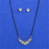 Kundan Classic Mangalsutra with Mehndi Plating