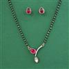 Kundan Classic Mangalsutra with Mehndi Plating