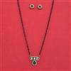 Kundan Classic Mangalsutra with Mehndi Plating