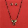 Kundan Classic Mangalsutra with Mehndi Plating