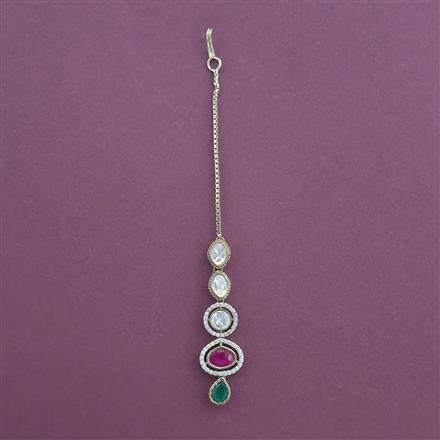 Kundan Classic Tikka with Mehndi Plating