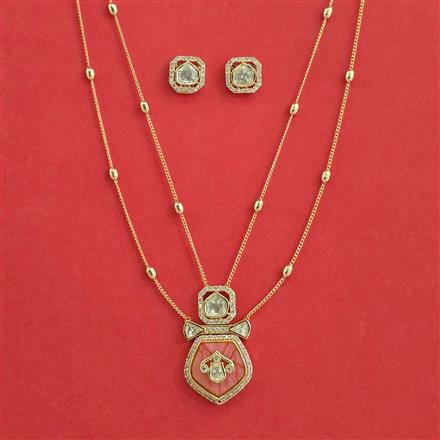 Kundan Classic Pendant Set with Carat Plating