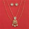 Kundan Classic Pendant Set with Carat Plating