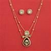 Kundan Classic Pendant Set with Carat Plating