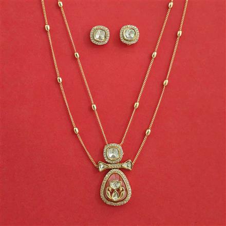 Kundan Classic Pendant Set with Carat Plating