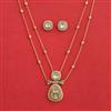 Kundan Classic Pendant Set with Carat Plating