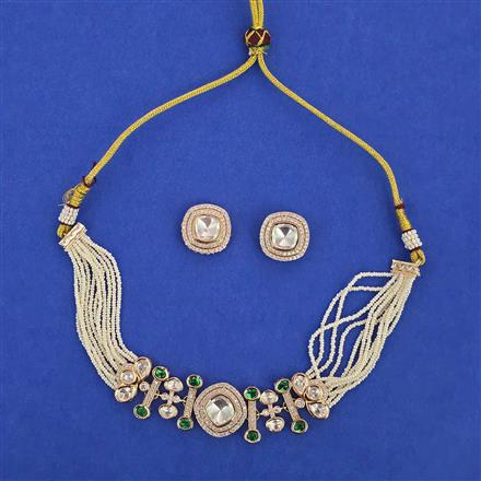 Kundan Classic Necklace with Carat Plating