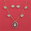 Kundan Classic Pendant Set with Carat Plating