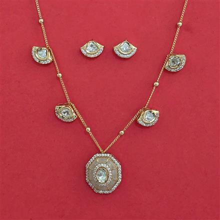 Kundan Classic Pendant Set with Carat Plating