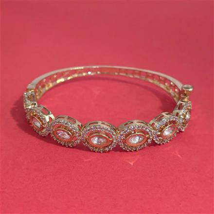 Kundan Classic Kada with Carat Plating