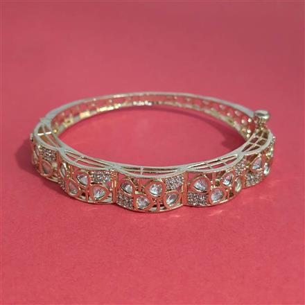 Kundan Classic Kada with Carat Plating