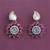Kundan Classic Earring with Mehndi Plating