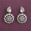 Kundan Classic Earring with Mehndi Plating