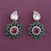 Kundan Classic Earring with Mehndi Plating