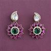 Kundan Classic Earring with Mehndi Plating