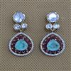 Kundan Classic Earring with Mehndi Plating