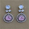Kundan Classic Earring with Mehndi Plating