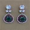 Kundan Classic Earring with Mehndi Plating