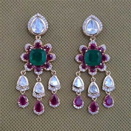 Kundan Classic Earring with Carat Plating