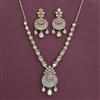 Kundan Choker Necklace with Mehndi Plating