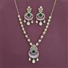 Kundan Choker Necklace with Mehndi Plating