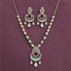 Kundan Choker Necklace with Mehndi Plating