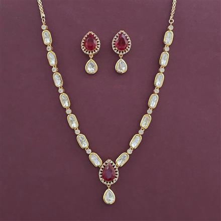 Kundan Classic Necklace with Carat Plating